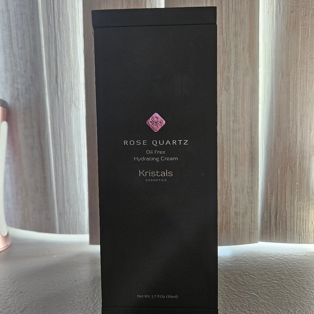 KRISTALS ROSE QUARTZ OIL FREE HYDRATING CREAM-1.7 fl oz / 50 ml-BRAND-NEW-SEALED